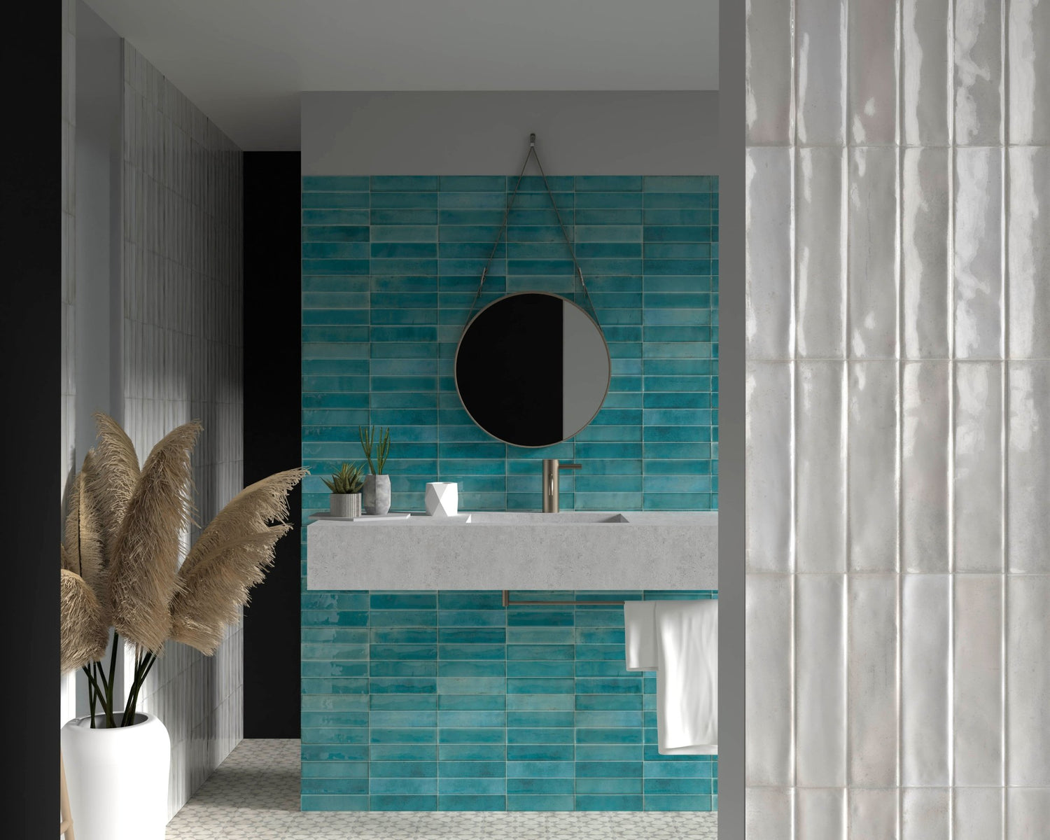 Artisan Azzurro Gloss, 25 x 60cm - Tiles & Stone To You