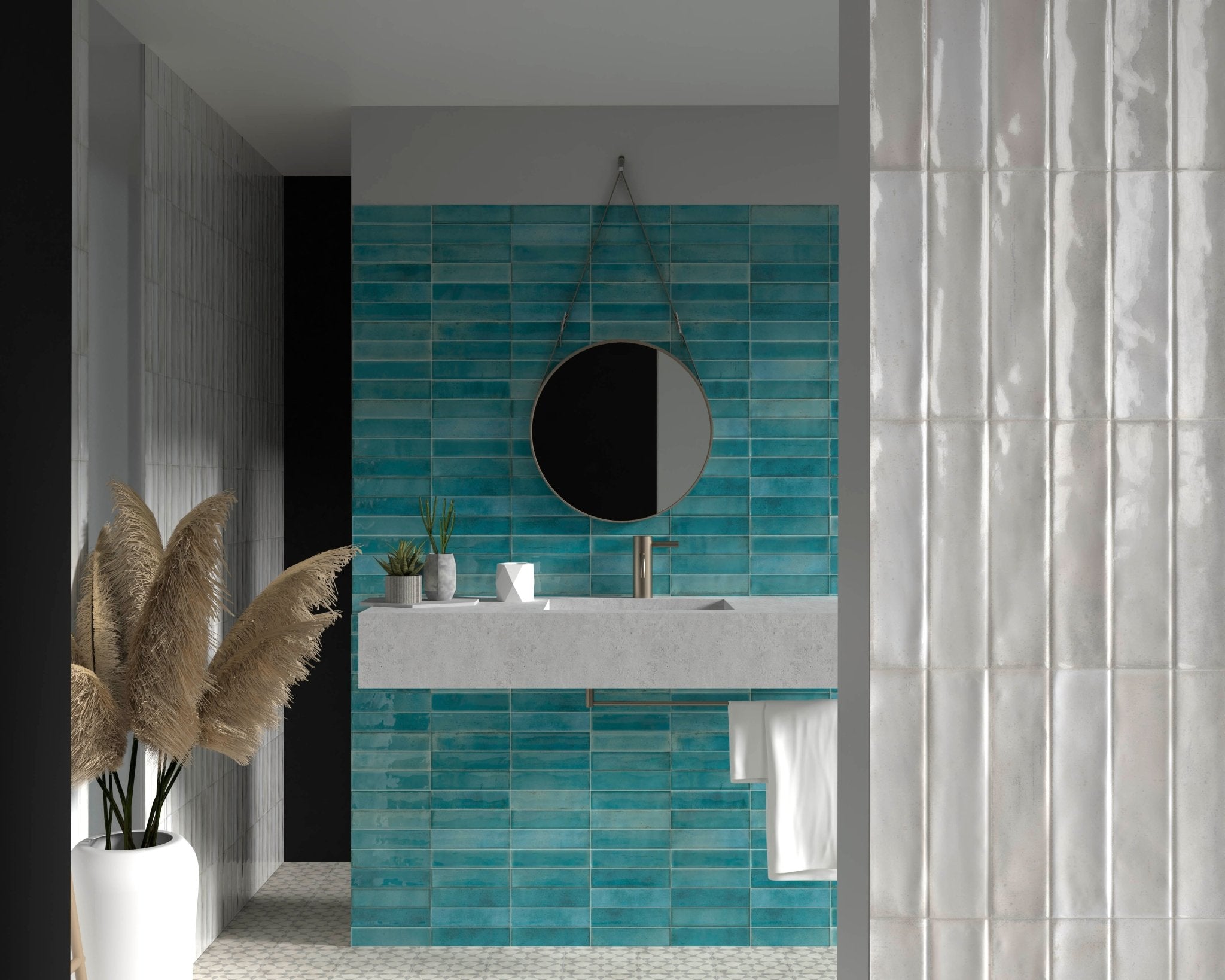 Artisan Azzurro Gloss, 25 x 60cm - Tiles & Stone To You