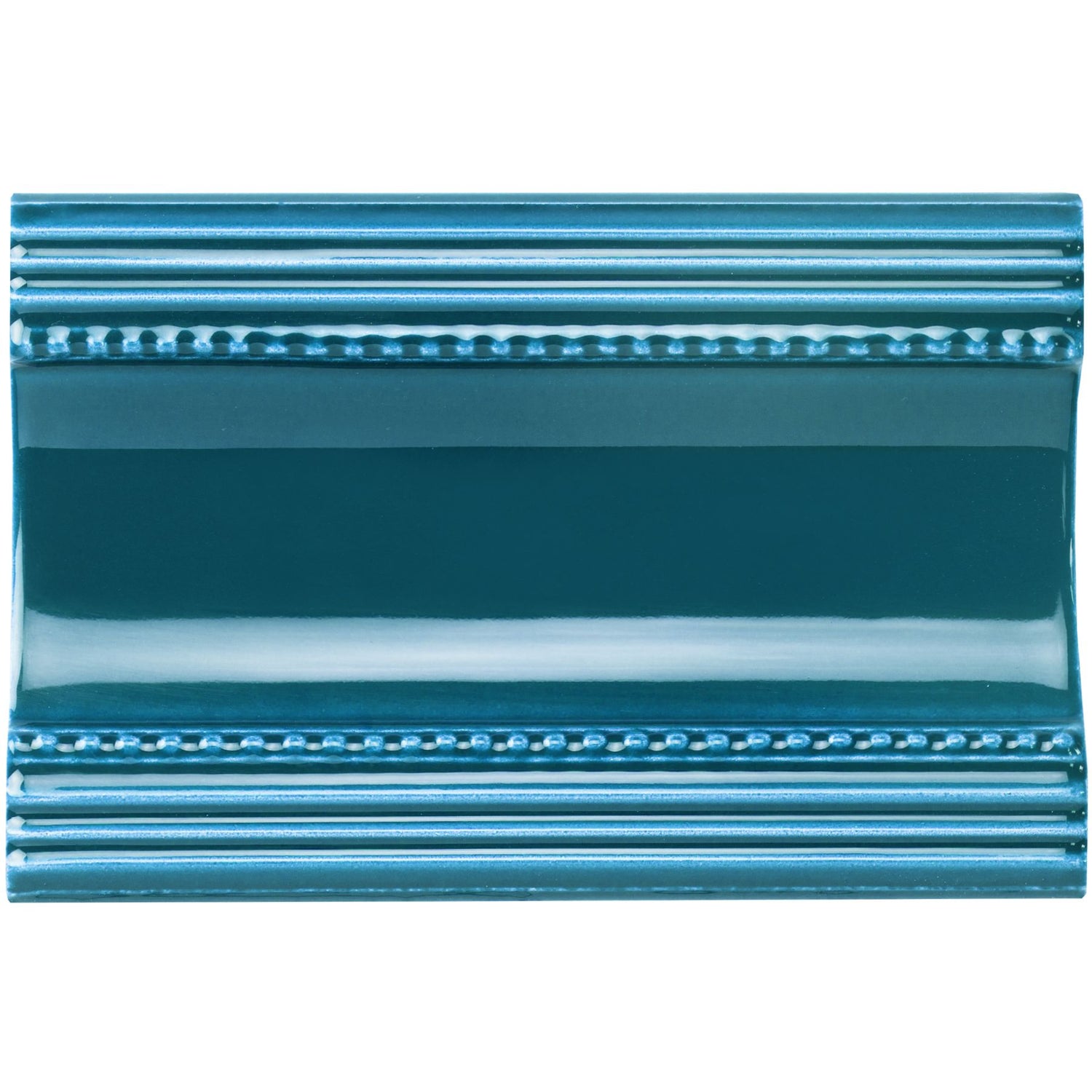 Original Style - Baroque Blue Plain Cornice, 15.2 x 7.5cm (IM-0003365)
