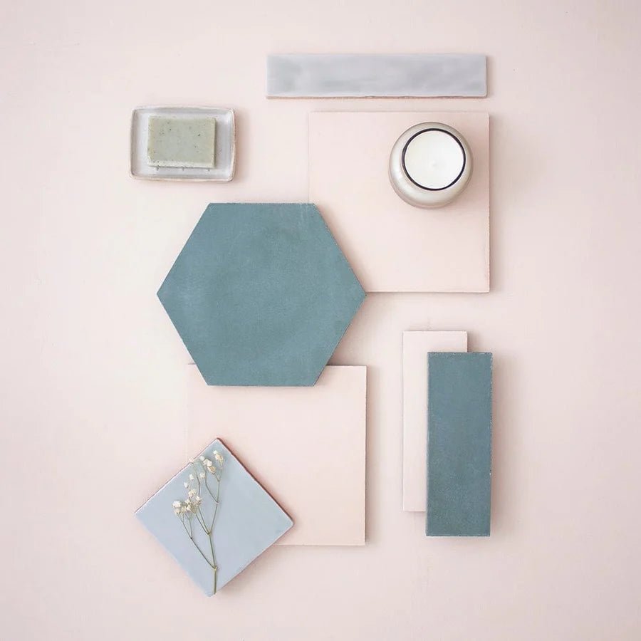 Bert & May - Fennel Glazed Square Tile, 13 x 13cm - Tiles & Stone To You