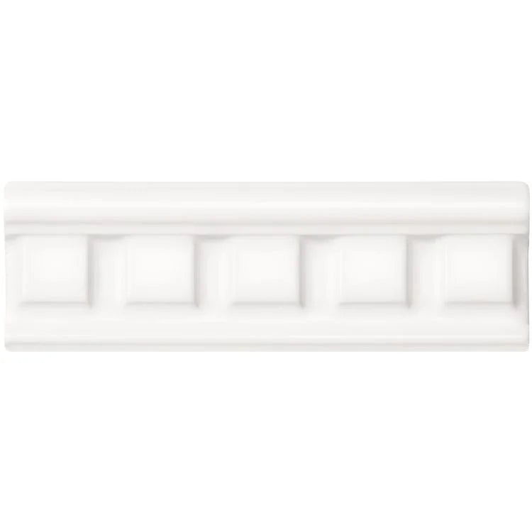 Original Style - Brilliant White Dentil Moulding, 15.2 x 5cm (IM-0002078)