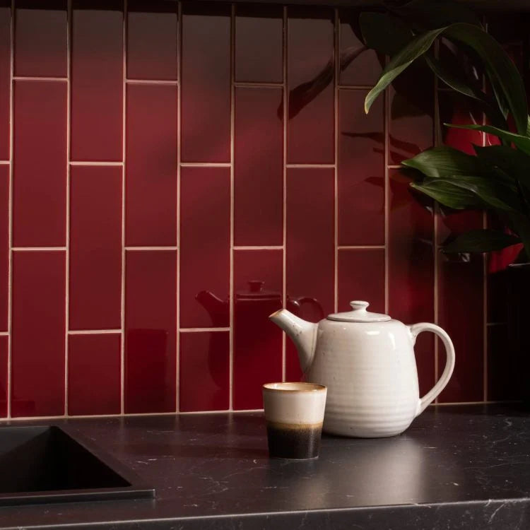 Original Style - Burgundy Large Brick, 22.8 x 7.5cm (IM-0033228)