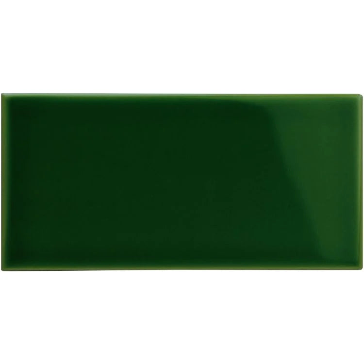 Original Style - Edwardian Green Half Tile, 15.2 x 7.6cm (IM-0025926)