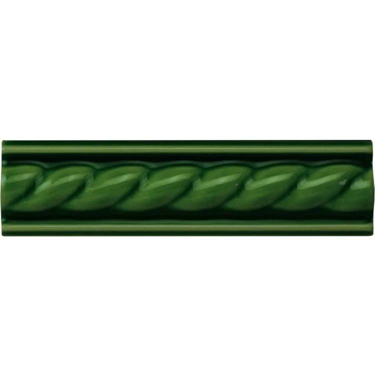Original Style - Edwardian Green Rope Moulding, 15.2 x 4cm (IM-0026193)