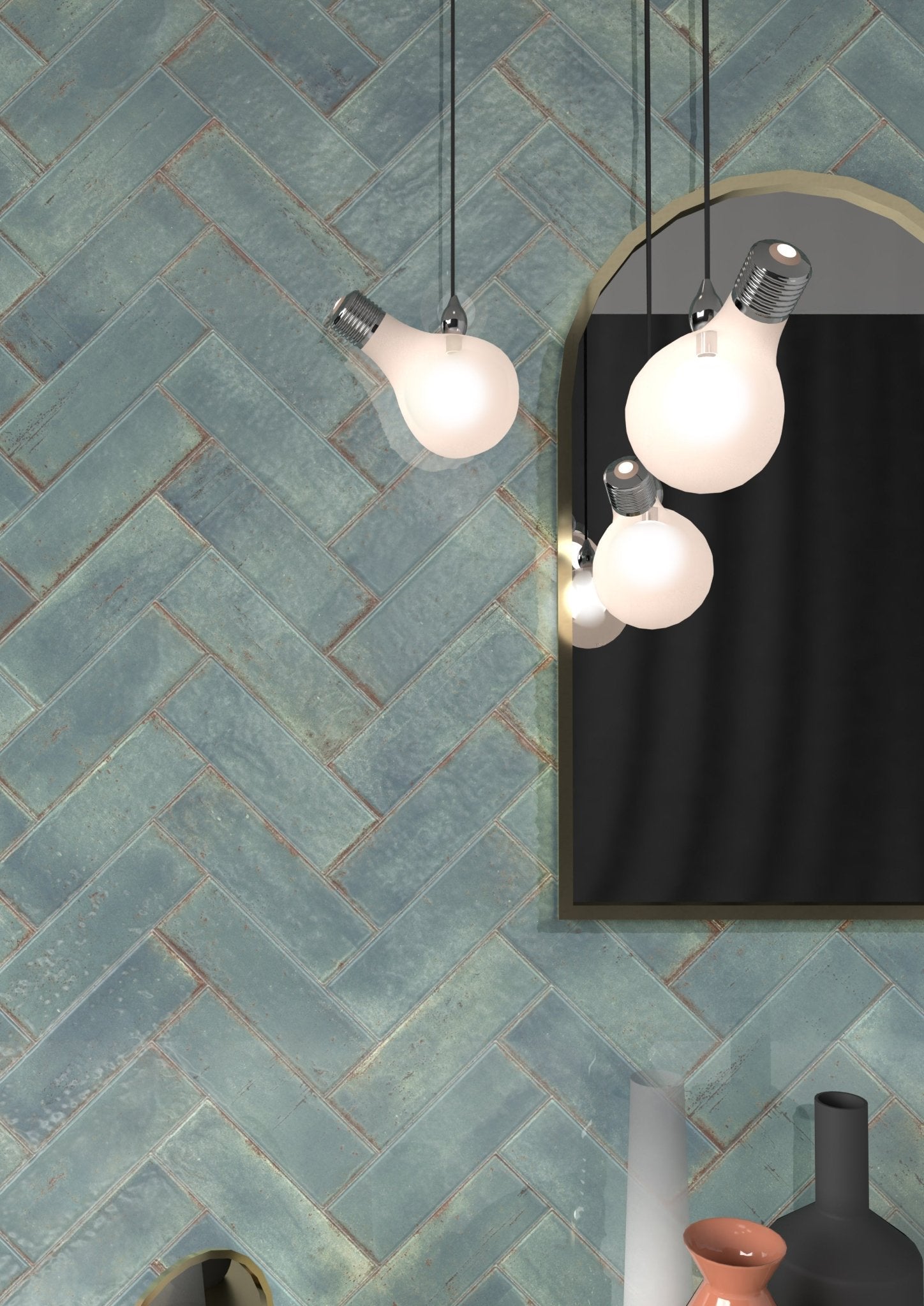 Grunge Verde, 21.6 x 21.6cm - Tiles & Stone To You