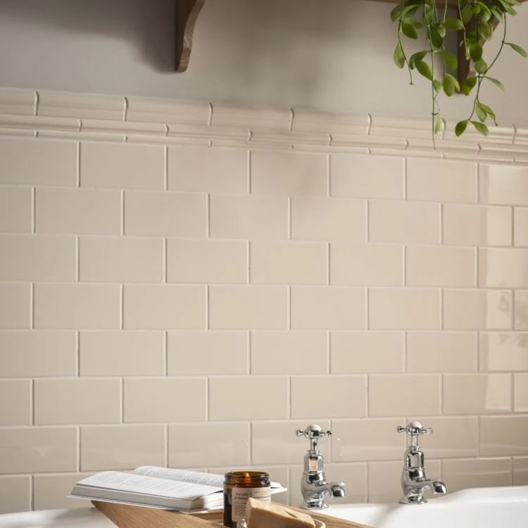 Original Style - Ivory Half Tile, 15.2 x 7.5cm (IM-0002884)