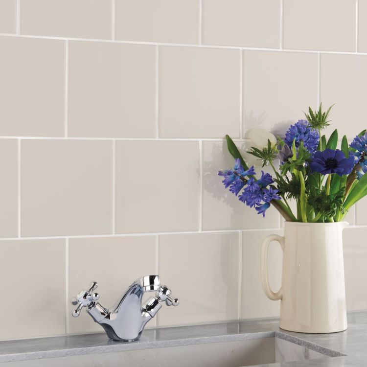 Original Style - Ivory Field Ceramic Tile, 152 x 152mm (IM-0009836)