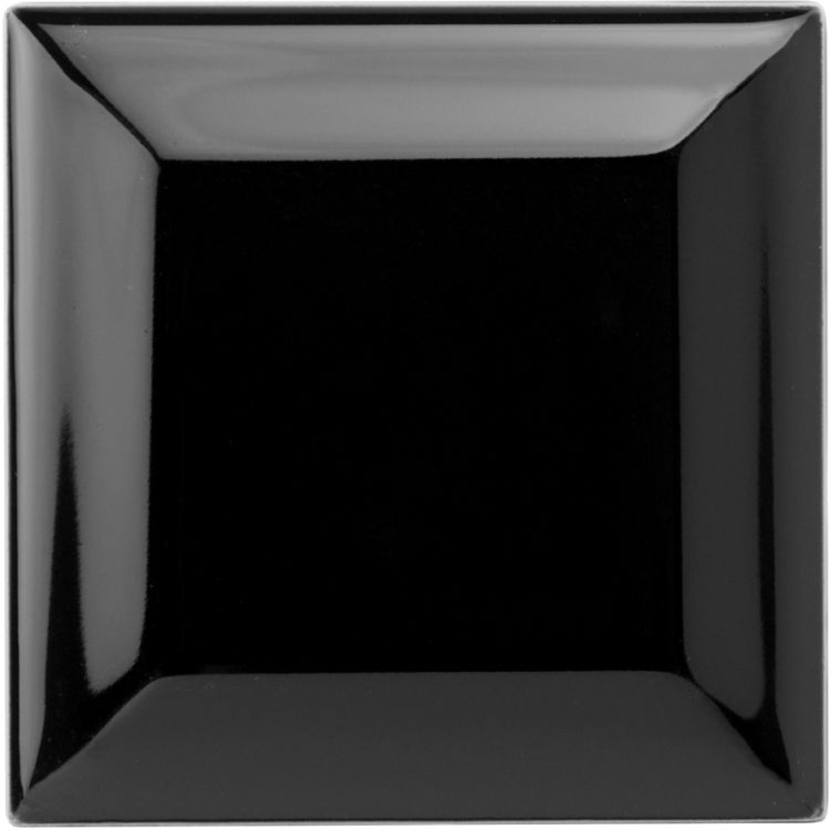 Original Style - Jet Black Metro Bevelled Corner Tile, 7.5 x 7.5cm (IM-0013209)