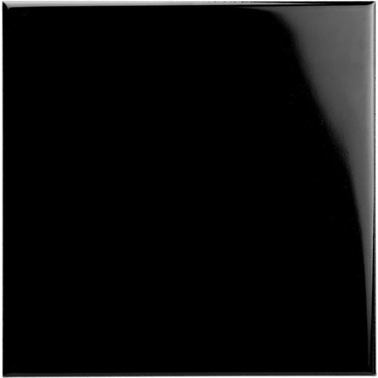 Original Style - Jet Black Field Tile, 15.2 x 15.2cm (IM-0009651)