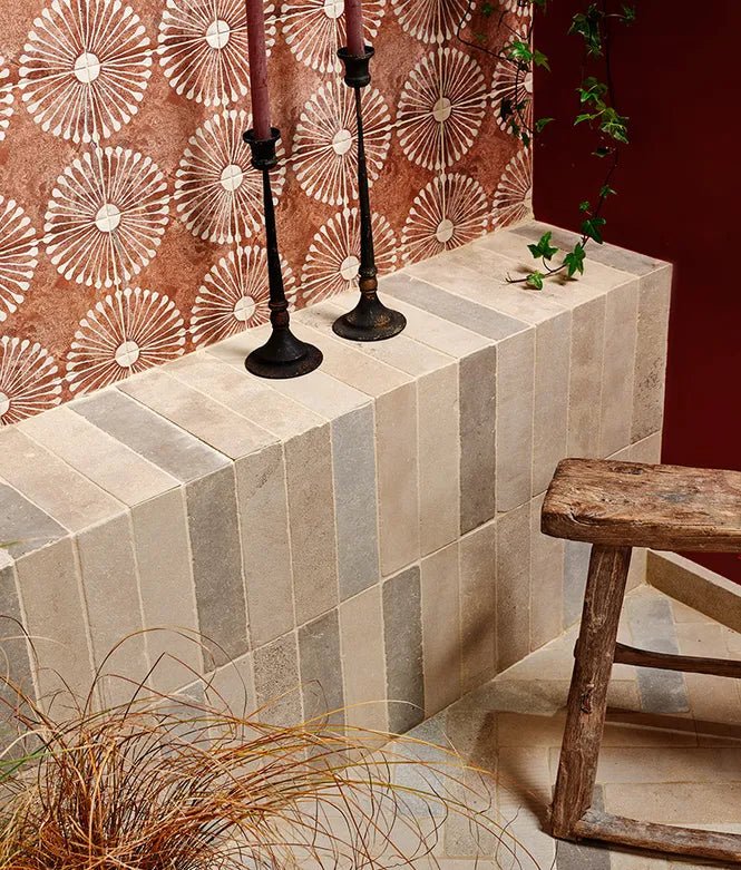 Minoli - Castilan Limestone Parquet Tumbled, 7.5 x 30cm (16599) - Tiles & Stone To You