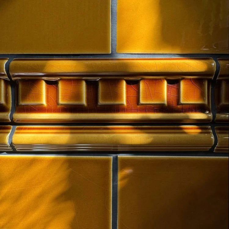 Original Style - Ochre Half Tile, 15.2 x 7.6cm (IM-0030116)