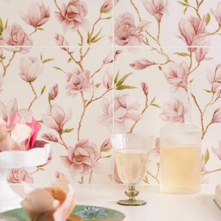 Original Style - English Garden Magnolia Single Ceramic Tile, 990 x 320mm (IM-0029433) - Tiles & Stone To You