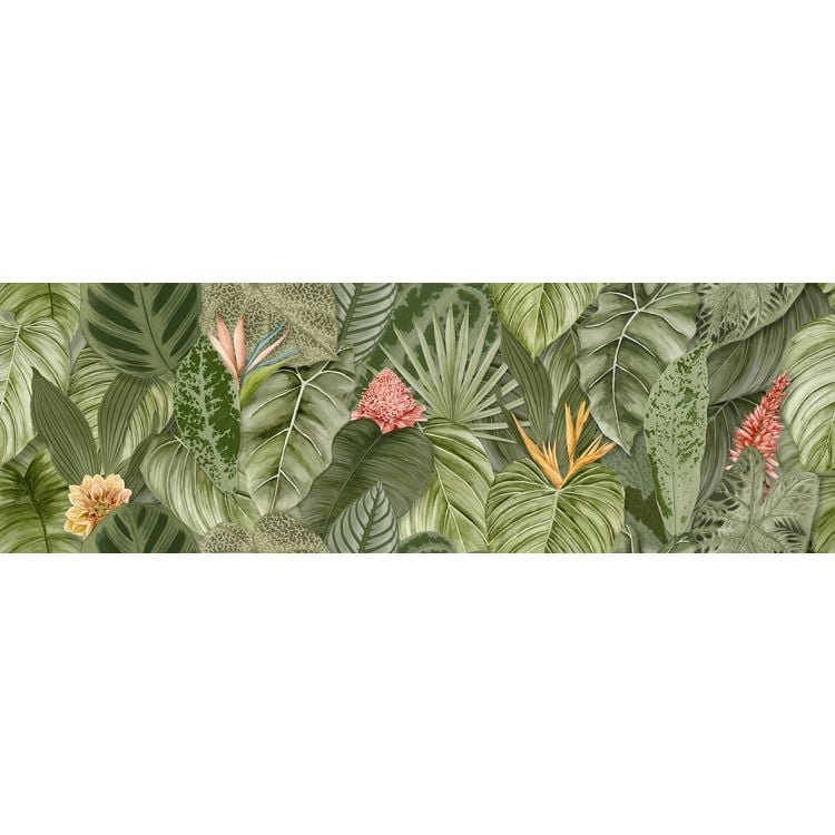 Original Style - Tropical Oasis Single Ceramic Tile, 990 x 320mm (IM-0029429) - Tiles & Stone To You