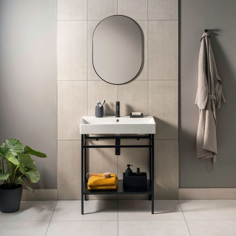 Original Style - View Glacier Rectified Porcelain, 60 x 60cm (IM-0024501) - Tiles & Stone To You