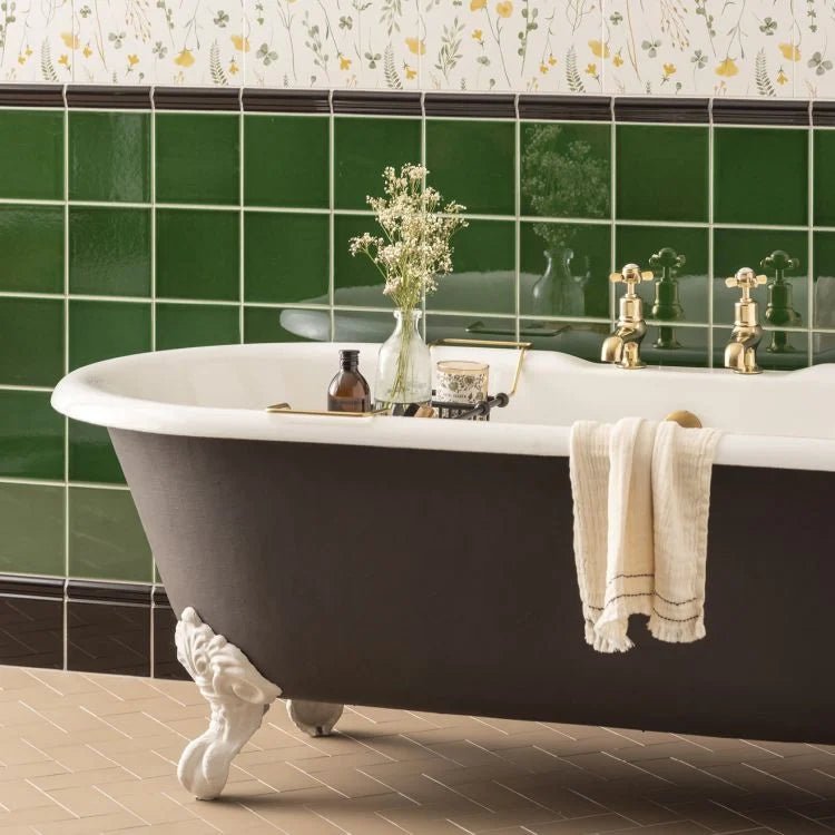 Original Style - Wildflower Gold Ceramic, 600 x 300mm (IM-0026233) - Tiles & Stone To You