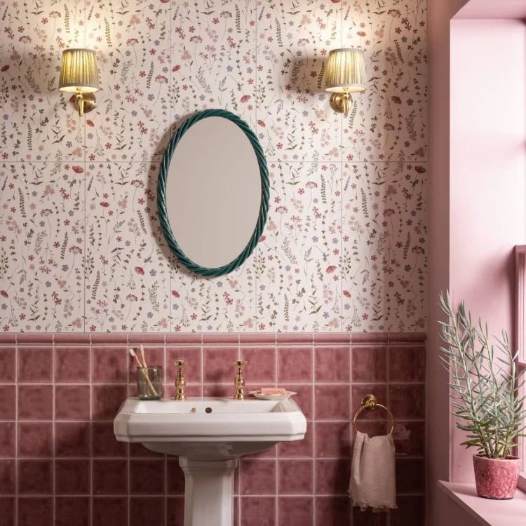 Original Style - Wildflower Rose Ceramic, 600 x 300mm (IM-0026232) - Tiles & Stone To You