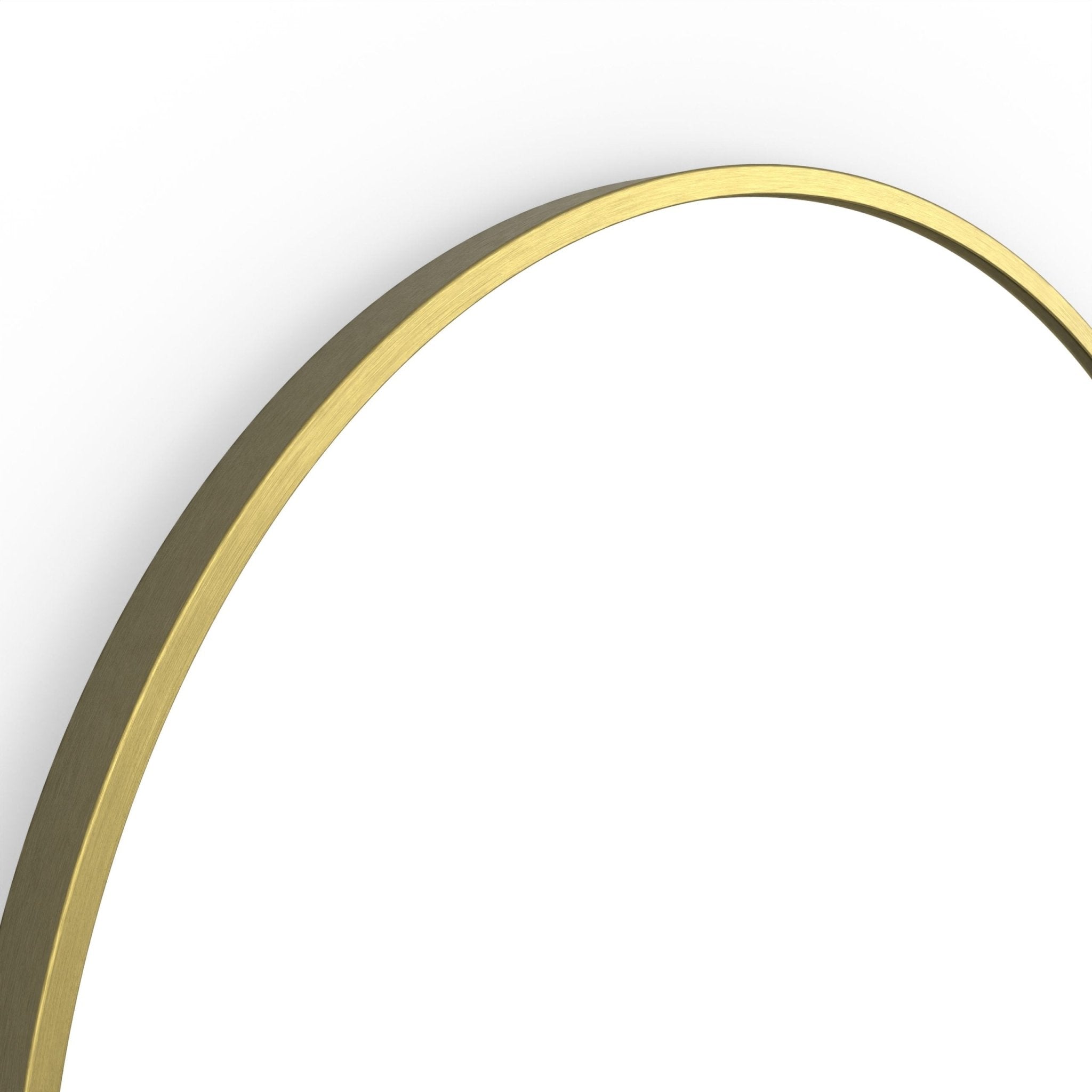 Origins Living - Docklands Capsule Mirror Brushed Brass, 50x80cm (DKL - 00C058 - BB) - Tiles & Stone To You