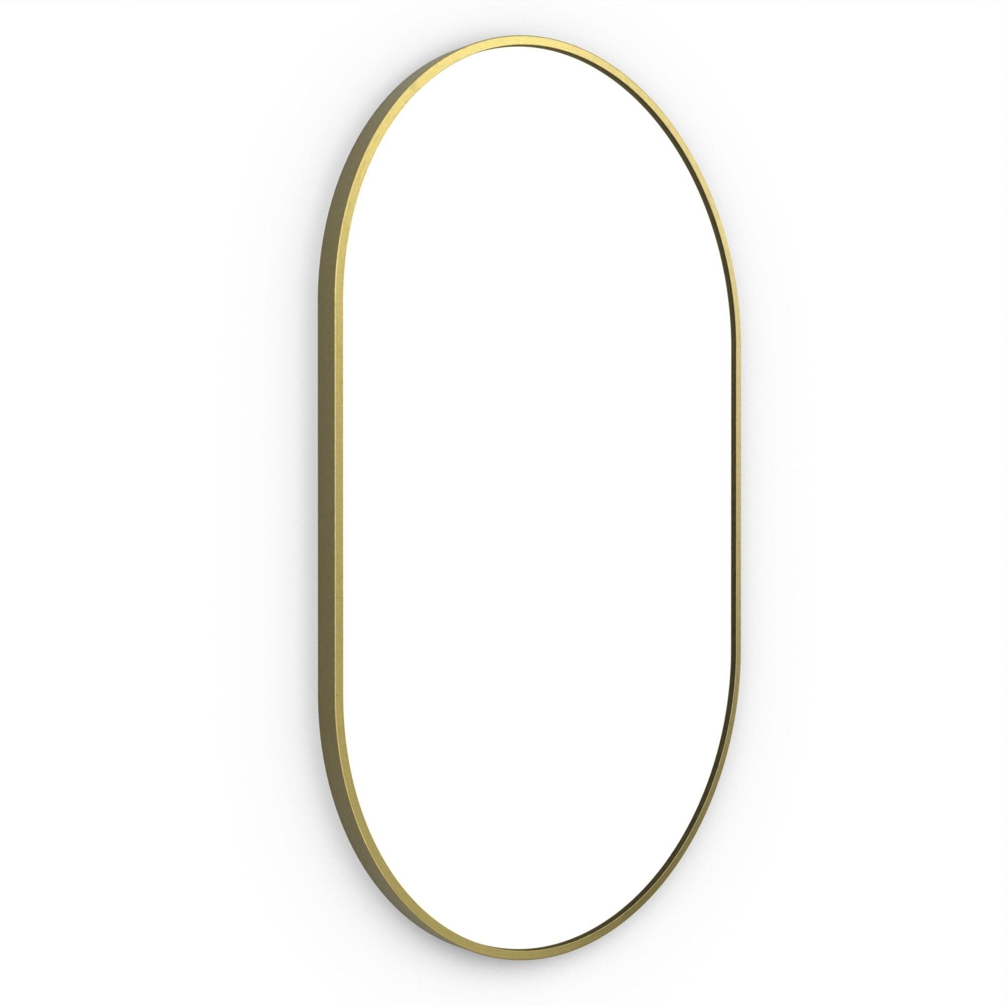 Origins Living - Docklands Capsule Mirror Brushed Brass, 50x80cm (DKL - 00C058 - BB) - Tiles & Stone To You