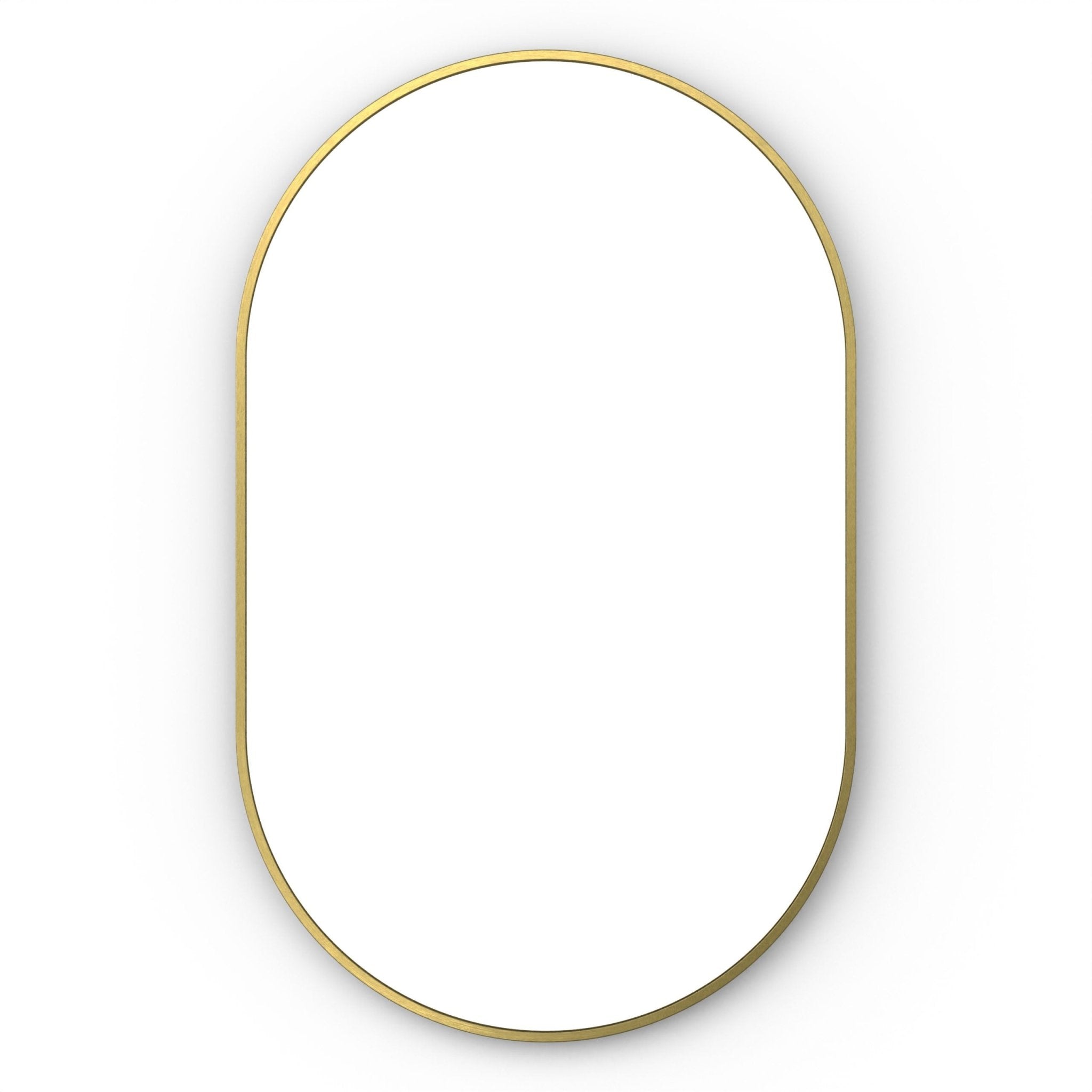 Origins Living - Docklands Capsule Mirror Brushed Brass, 50x80cm (DKL - 00C058 - BB) - Tiles & Stone To You