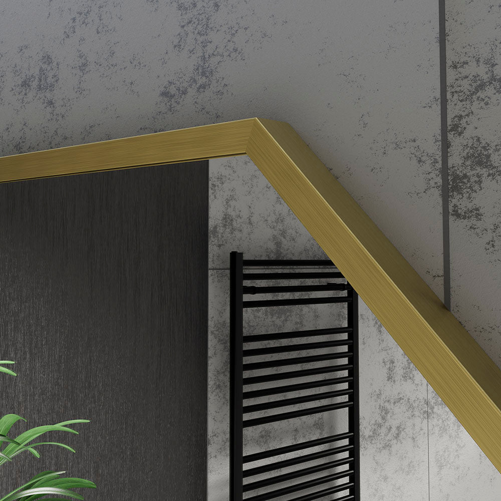 Origins Living - Docklands Octagon Mirror Brushed Brass, 60cm (DKL - 00T060 - BB) - Tiles & Stone To You