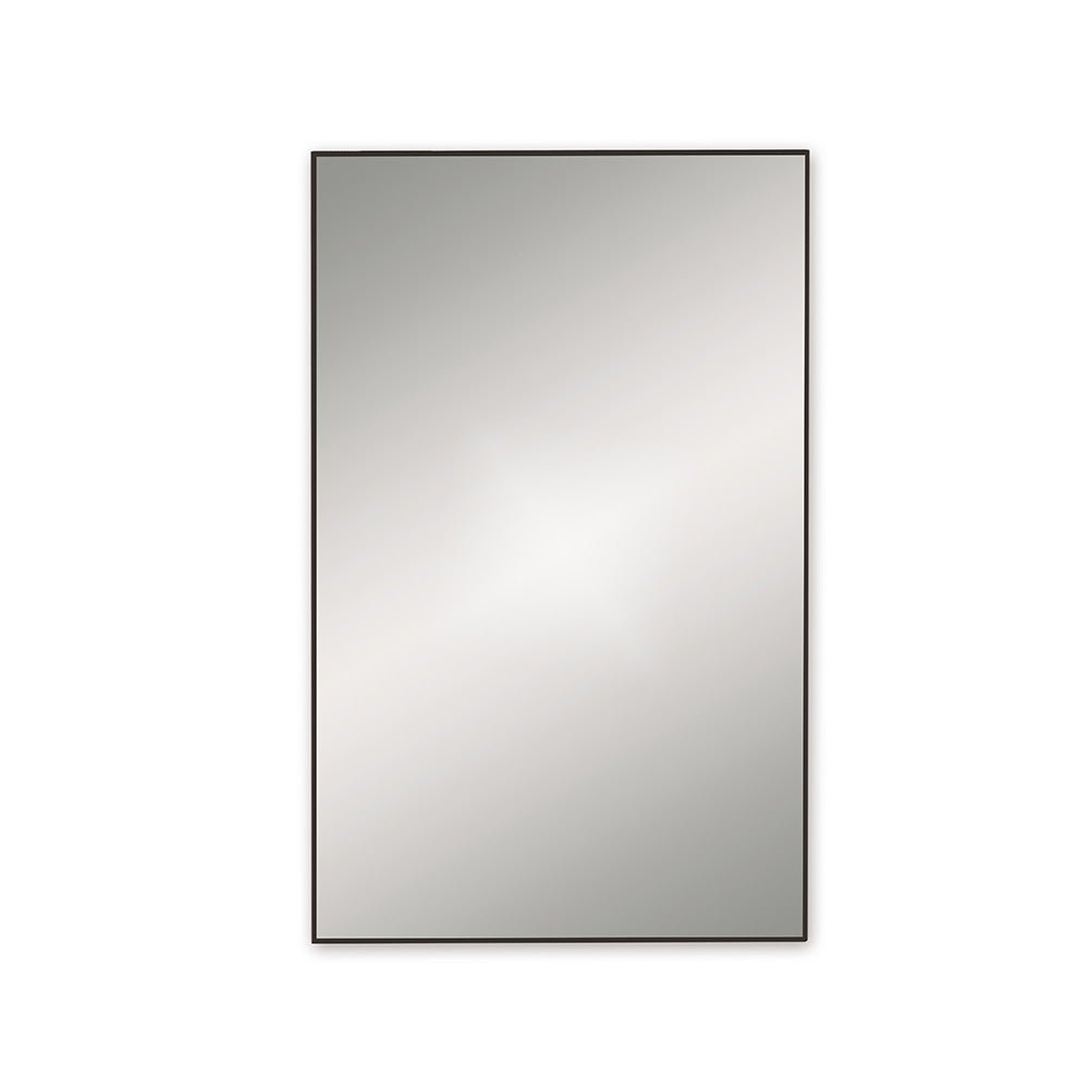 Origins Living - Docklands Rectangular Mirror Black, 50x80cm (B375585) - Tiles & Stone To You