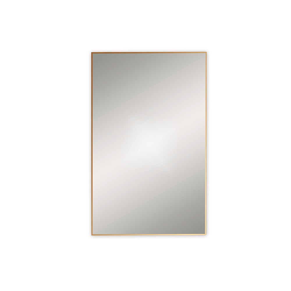 Origins Living - Docklands Rectangular Mirror Brushed Brass, 120x70cms (B375707) - Tiles & Stone To You