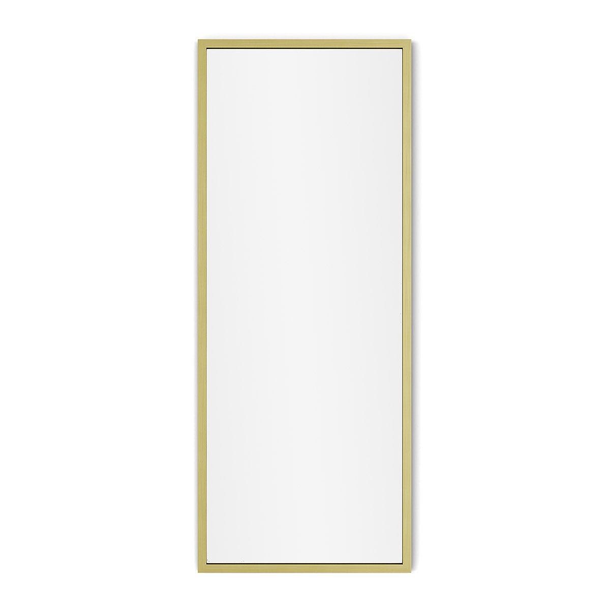 Origins Living - Docklands Rectangular Mirror Brushed Brass, 40×100 (DKL - 001410 - BB) - Tiles & Stone To You