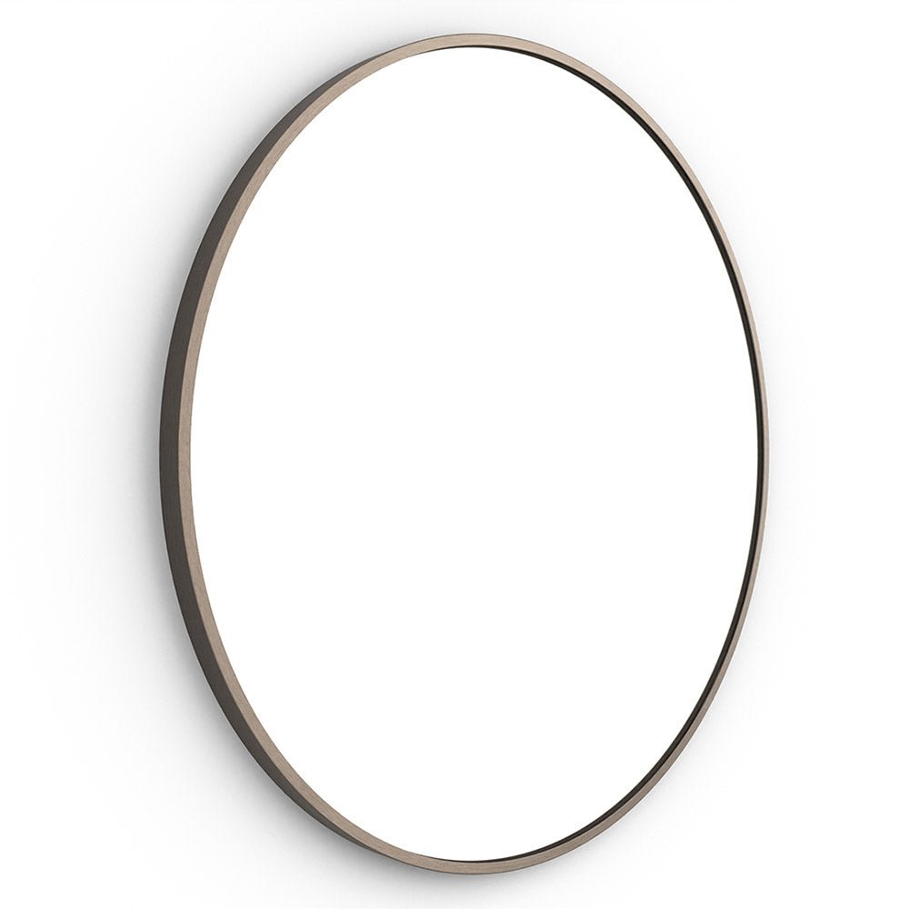Origins Living - Docklands Round Mirror Brushed Bronze, 60cm (DKL - 00D060 - BZ) - Tiles & Stone To You