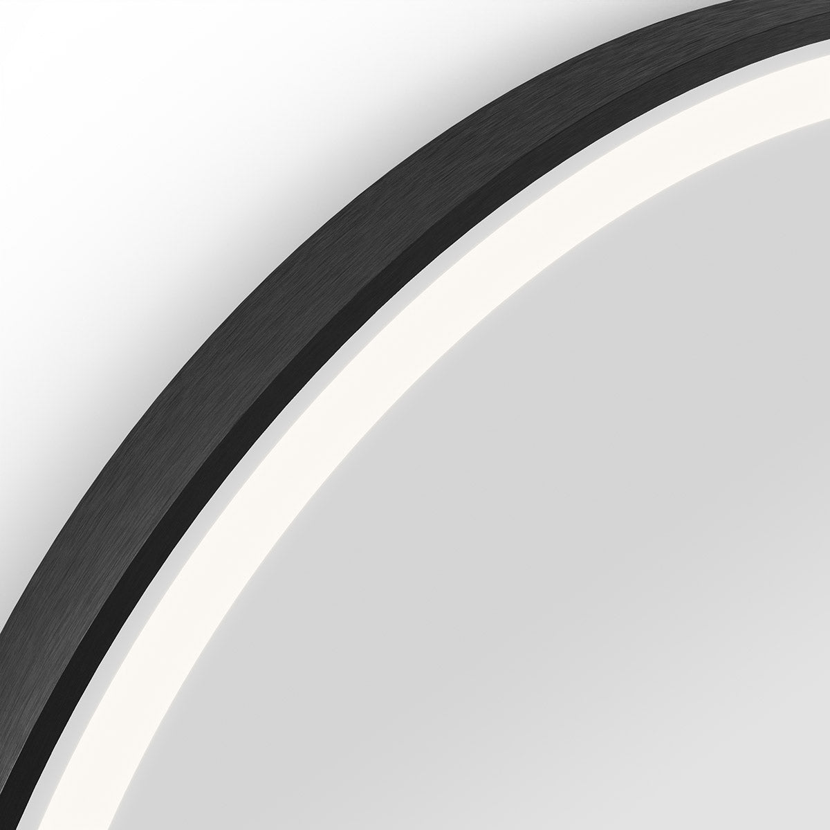 Origins Living - Lomax Light Arch Mirror Black, 50cm (LML - 01R051 - BK) - Tiles & Stone To You