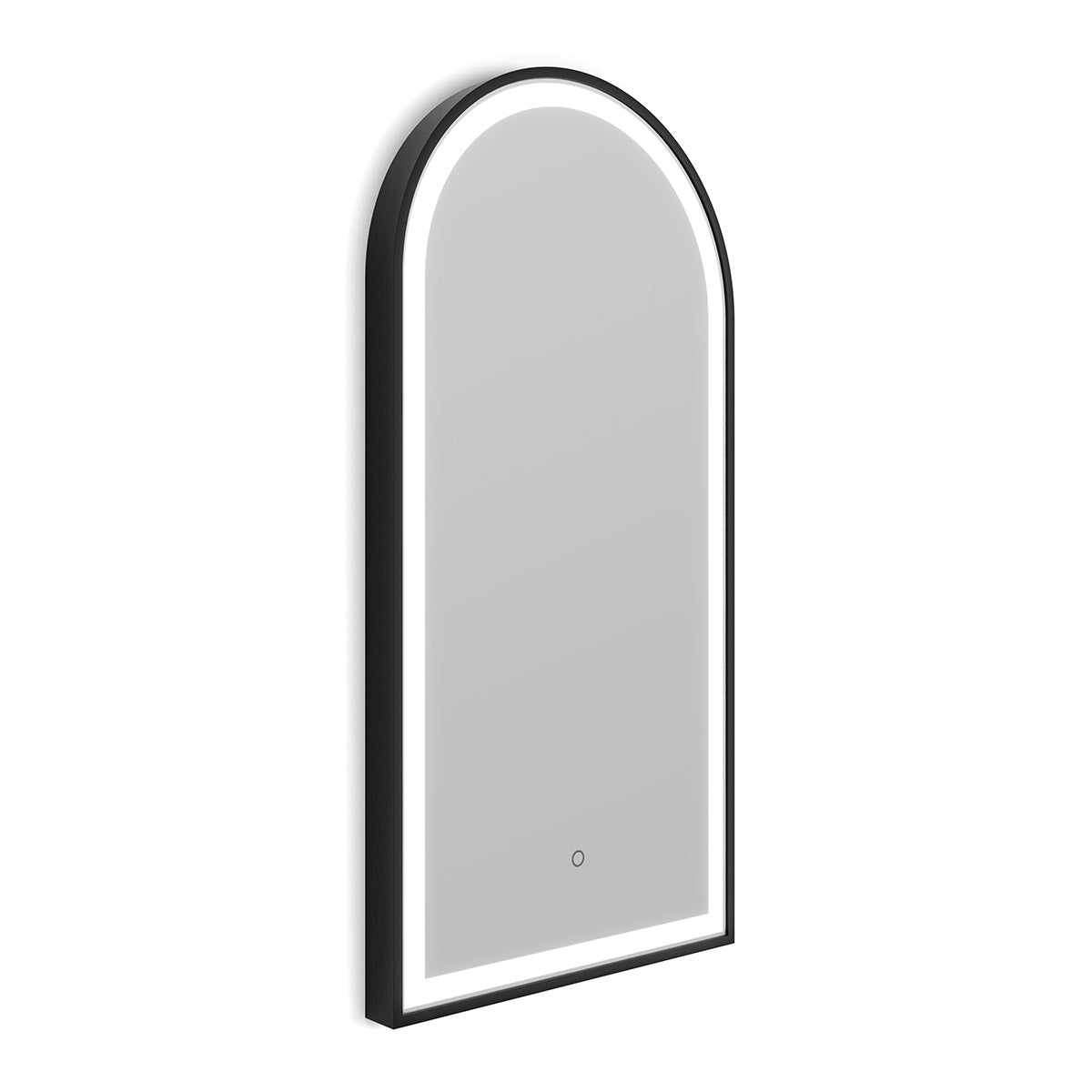 Origins Living - Lomax Light Arch Mirror Black, 50cm (LML - 01R051 - BK) - Tiles & Stone To You