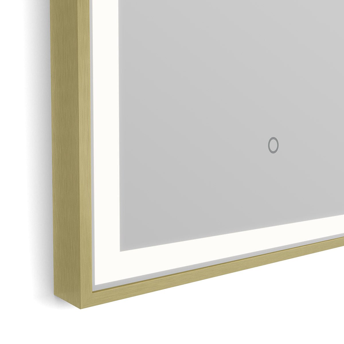 Origins Living - Lomax Light Arch Mirror Brushed Brass, 40cm (LML - 01R048 - BB) - Tiles & Stone To You