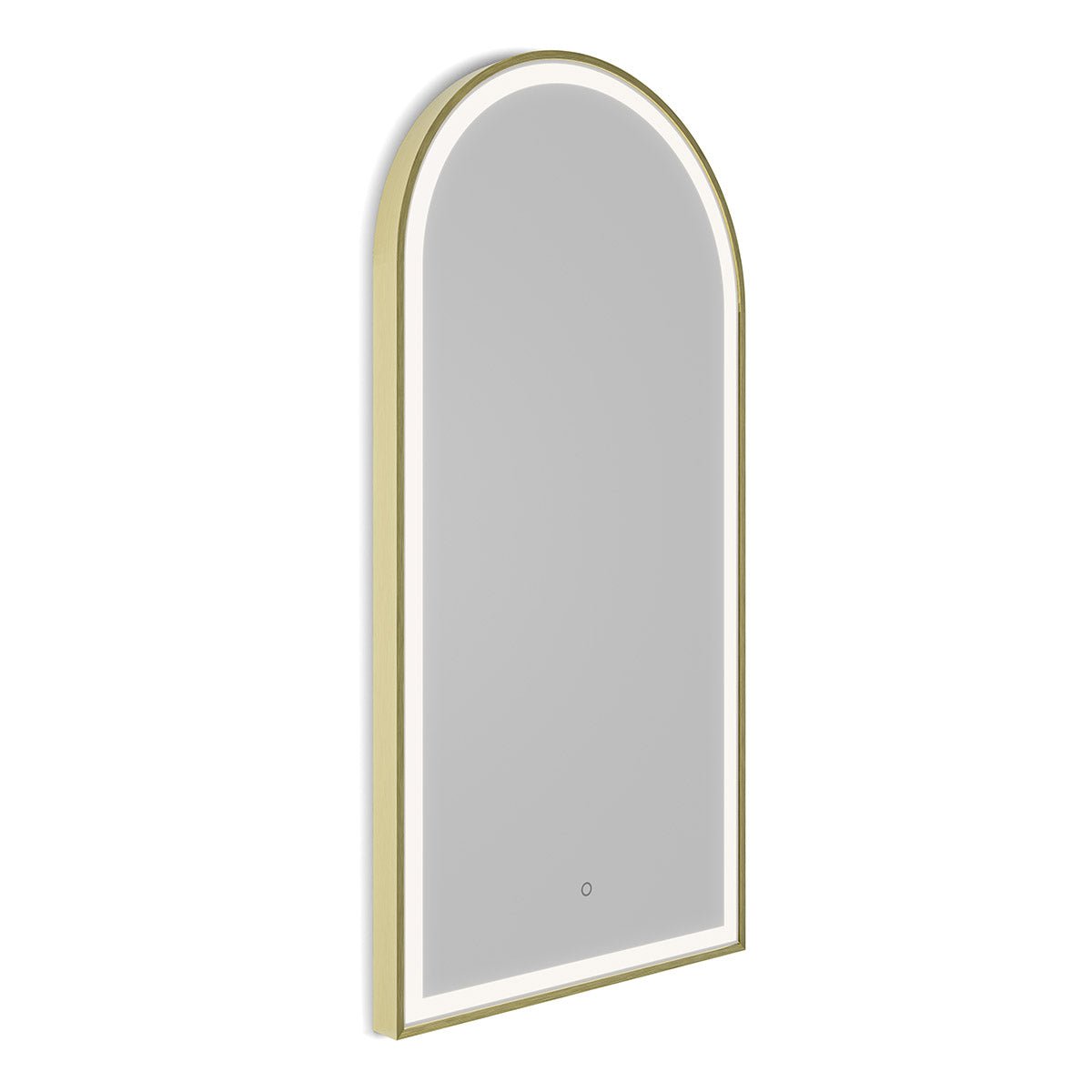 Origins Living - Lomax Light Arch Mirror Brushed Brass, 50cm (LML - 01R051 - BB) - Tiles & Stone To You