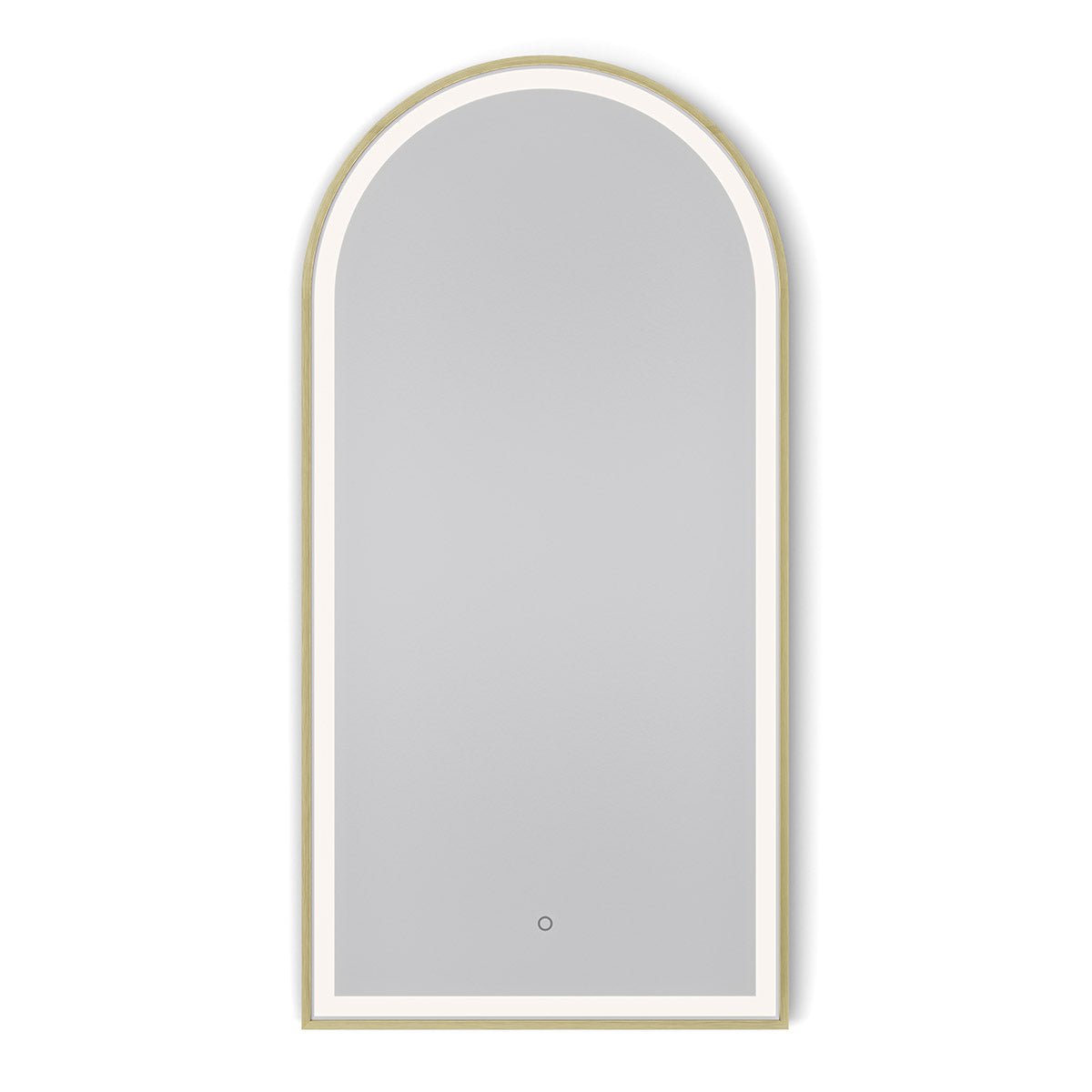 Origins Living - Lomax Light Arch Mirror Brushed Brass, 50cm (LML - 01R051 - BB) - Tiles & Stone To You