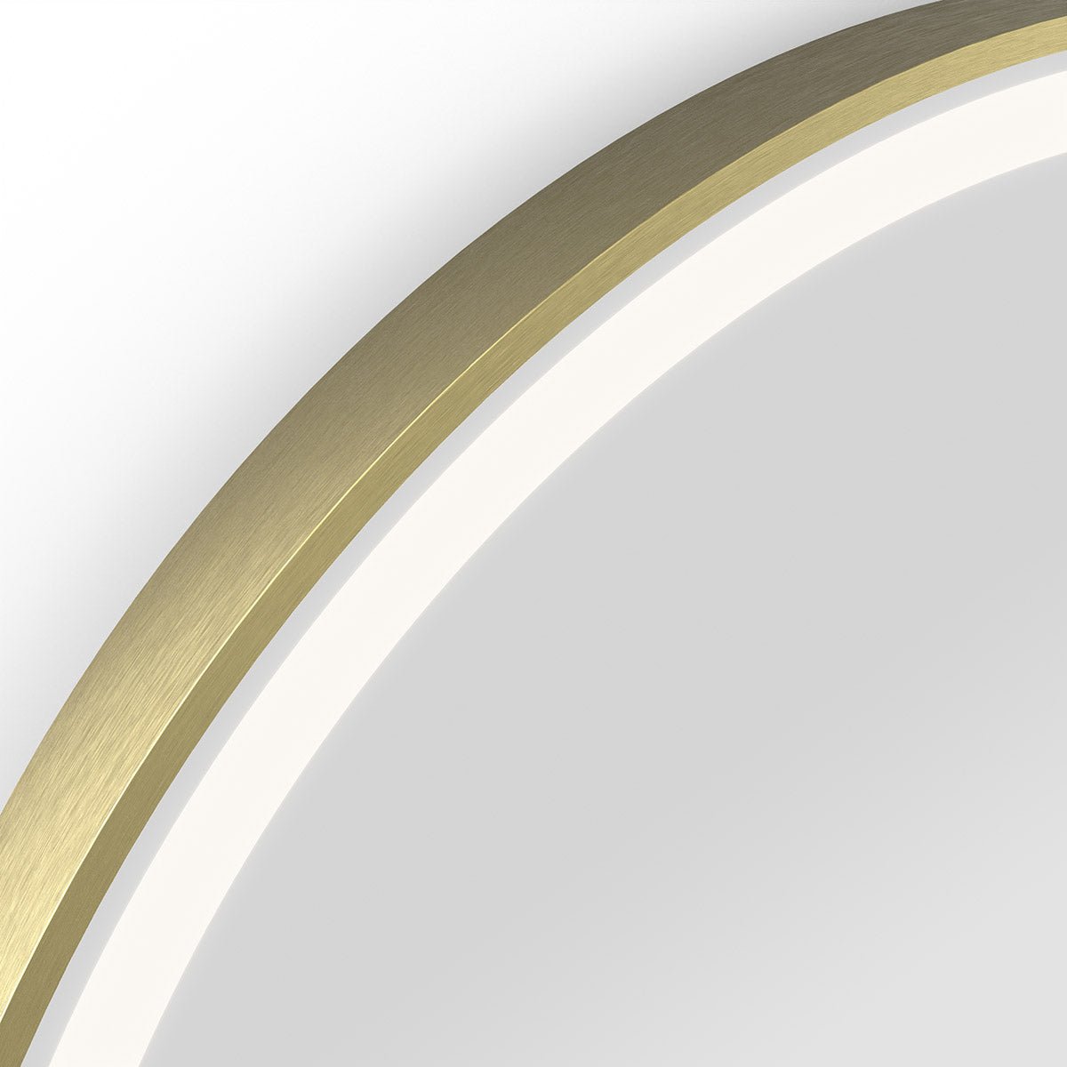 Origins Living - Lomax Light Arch Mirror Brushed Brass, 50cm (LML - 01R051 - BB) - Tiles & Stone To You