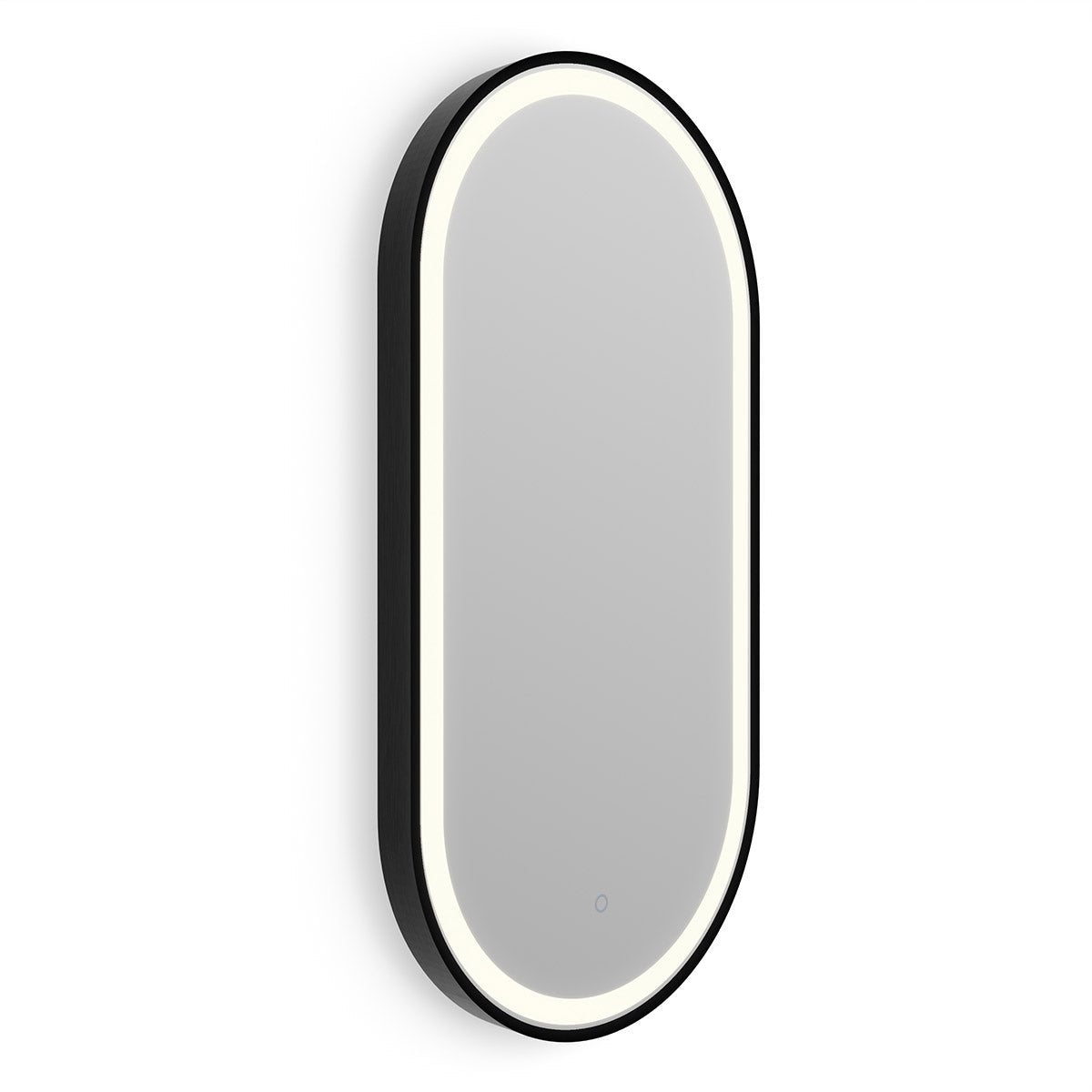 Origins Living - Lomax Light Capsule Mirror Black, 50cm (LML - 01C051 - BK) - Tiles & Stone To You