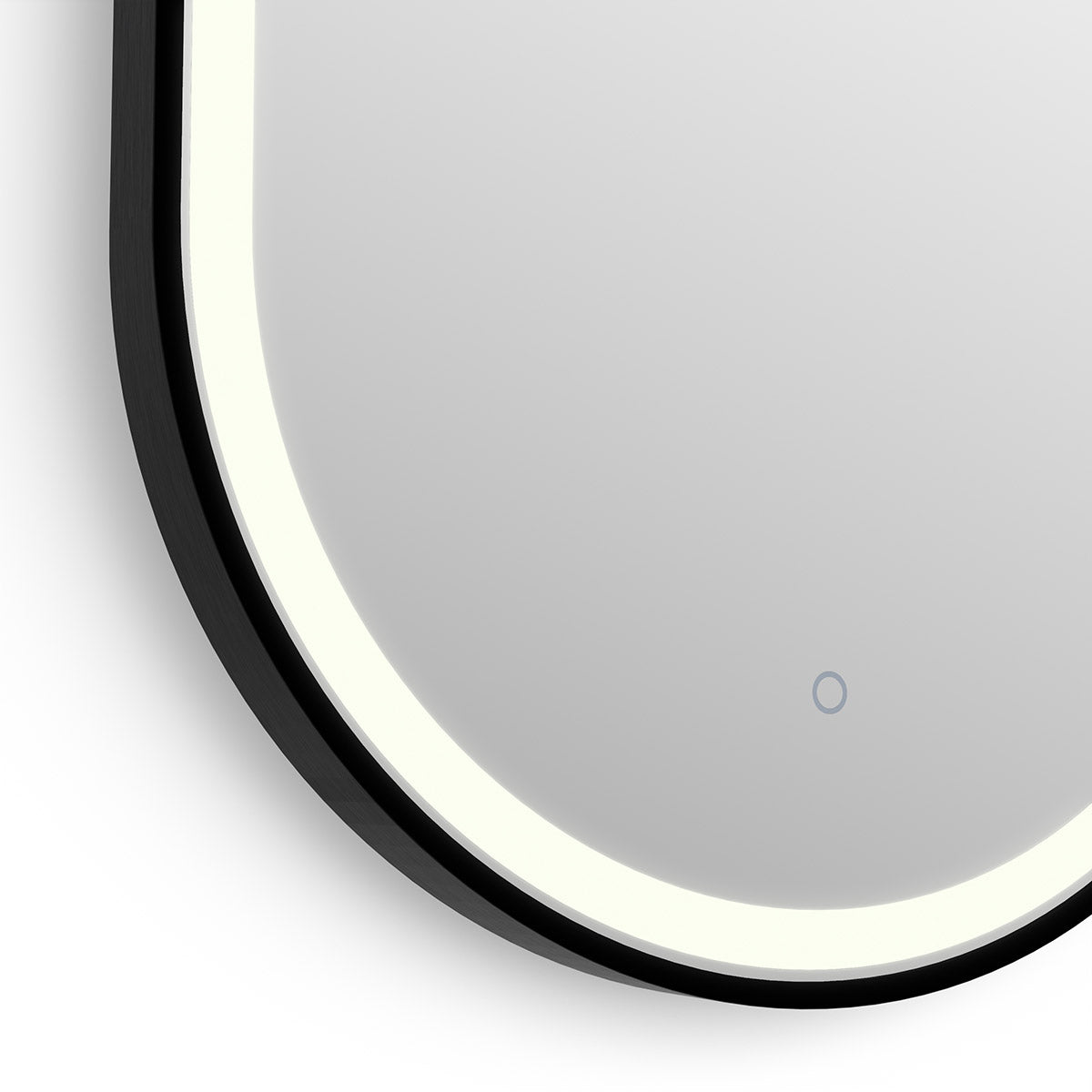 Origins Living - Lomax Light Capsule Mirror Black, 50cm (LML - 01C051 - BK) - Tiles & Stone To You