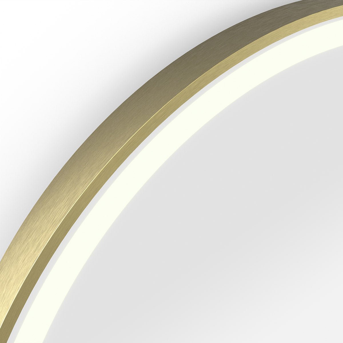 Origins Living - Lomax Light Capsule Mirror Brushed Brass, 50cm (LML - 01C051 - BB) - Tiles & Stone To You