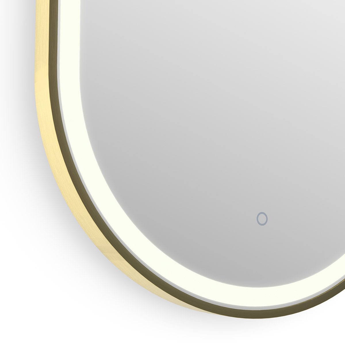 Origins Living - Lomax Light Capsule Mirror Brushed Brass, 50cm (LML - 01C051 - BB) - Tiles & Stone To You