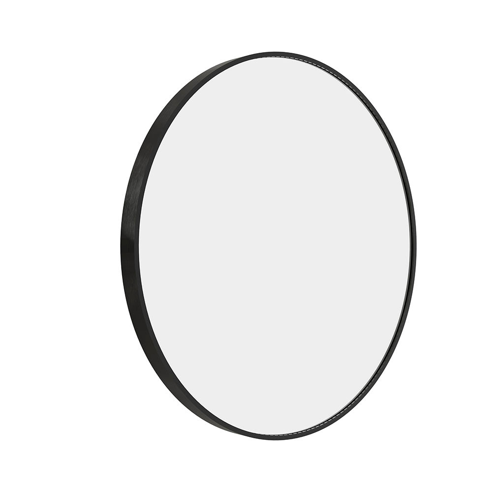 Origins Living - Lomax Round Mirror Black, 70cm (LMX - 00D070 - BK) - Tiles & Stone To You