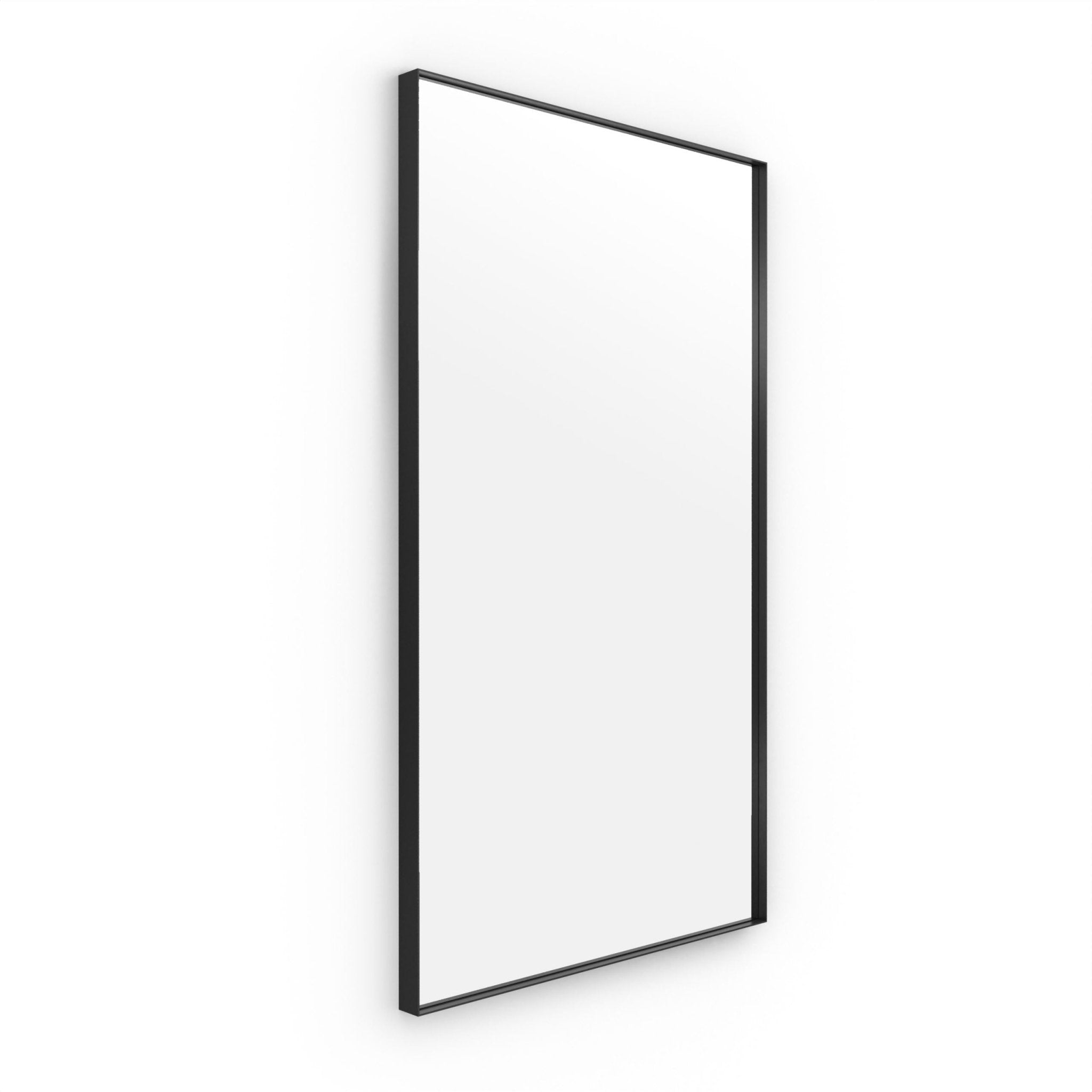 Origins Living - Newington Rectangular Mirror Black, 120 x 70cm (NWG - 001127 - BK) - Tiles & Stone To You