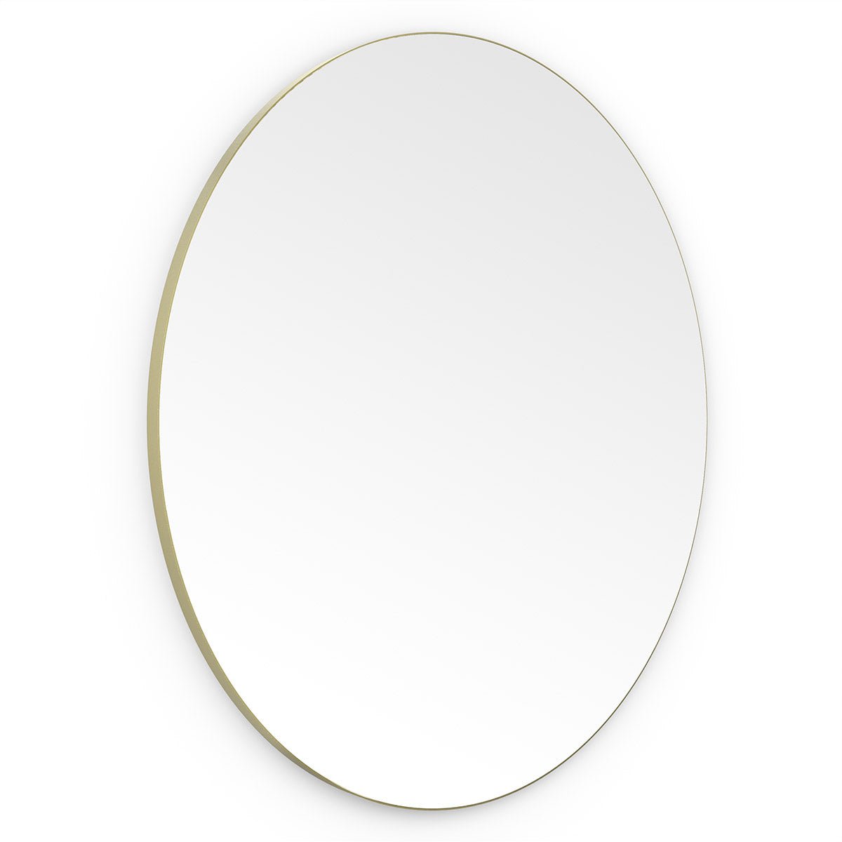 Origins Living - Oslo Round Mirror 100 in Brushed Brass (OSL - 00D100 - BB) - Tiles & Stone To You