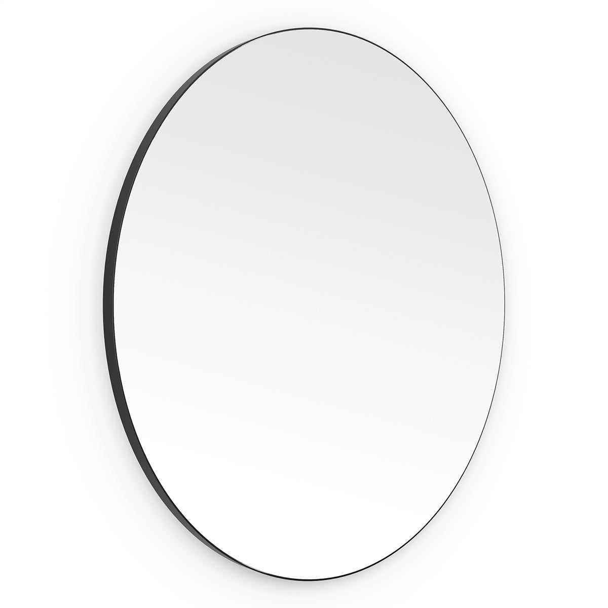 Origins Living - Oslo Round Mirror 80 in Black (OSL - 00D080 - BK) - Tiles & Stone To You