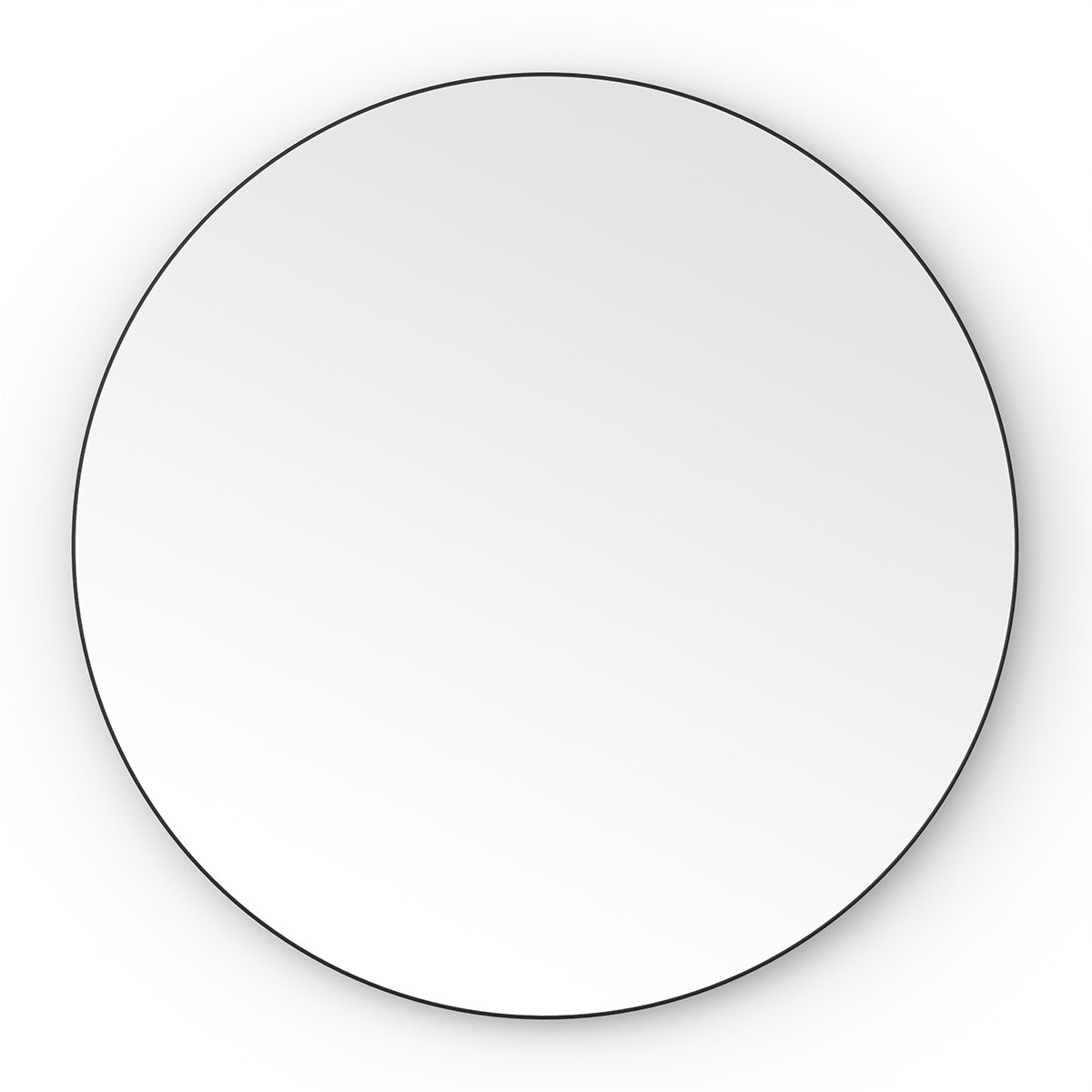 Origins Living - Oslo Round Mirror Black, 60cm (OSL - 00D060 - BK) - Tiles & Stone To You