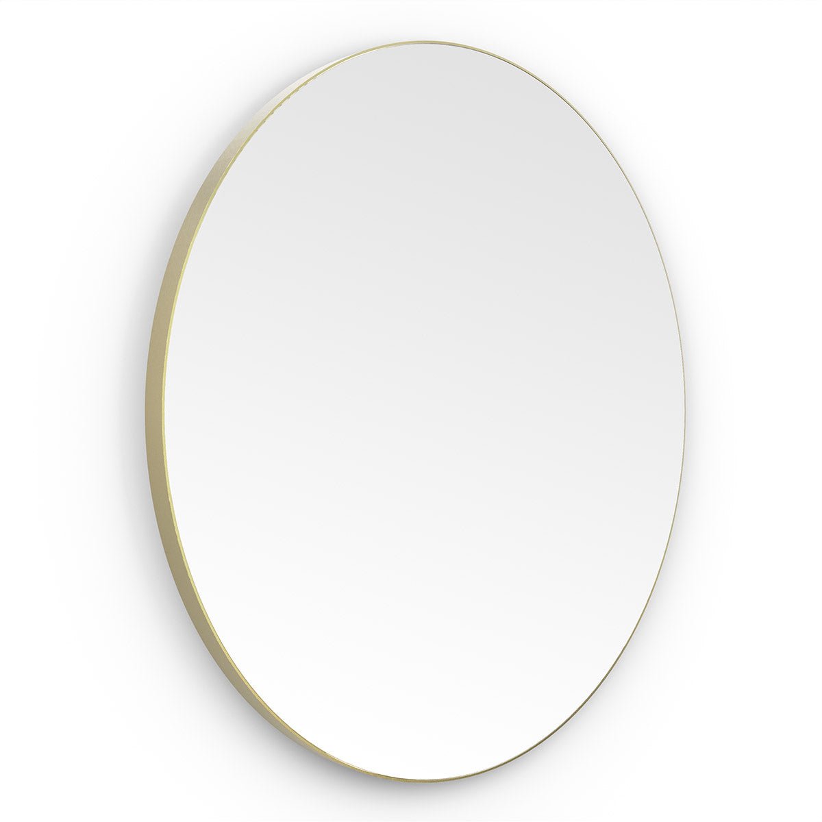 Origins Living - Oslo Round Mirror Brushed Brass, 60cm (OSL - 00D060 - BB) - Tiles & Stone To You