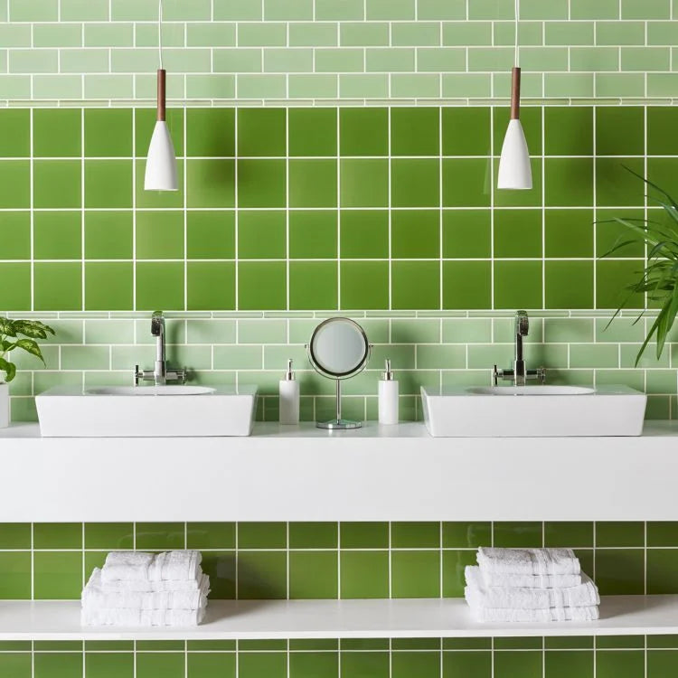 Original Style - Pavilion Green Half Tile, 15.2 x 7.5cm (IM-0002036)