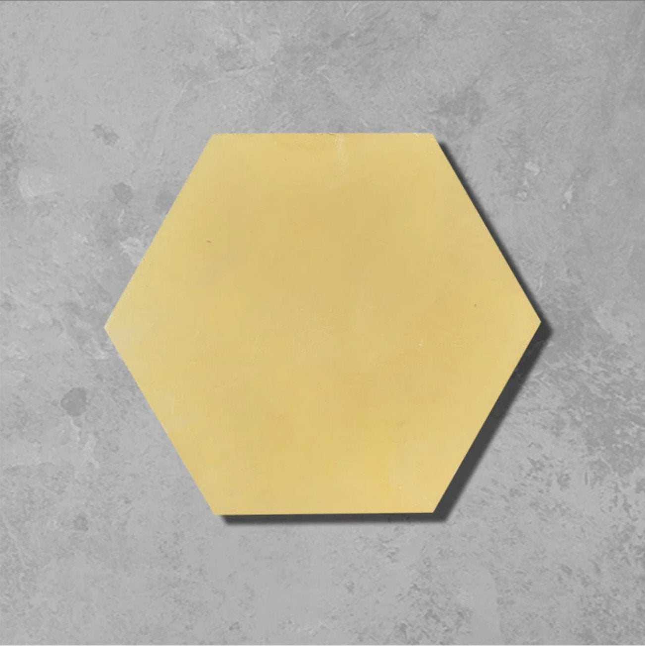 Bert and May - Canola Yellow Hexagonal Tile, 23 x 20cm - Tiles & Stone To You