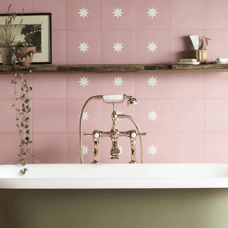 Bert and May - Cherry Red Porcelain Tile Matt, 20 x 20cm - Tiles & Stone To You