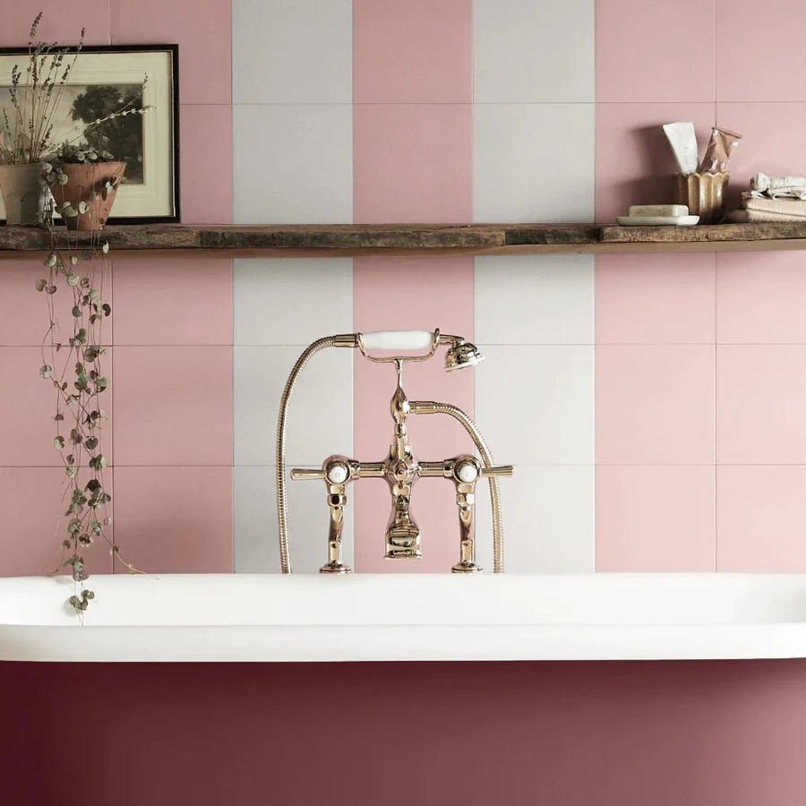 Bert and May - Cherry Red Porcelain Tile Matt, 20 x 20cm - Tiles & Stone To You