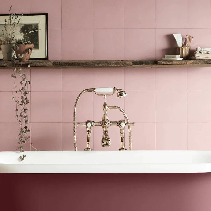 Bert and May - Cherry Red Porcelain Tile Matt, 20 x 20cm - Tiles & Stone To You