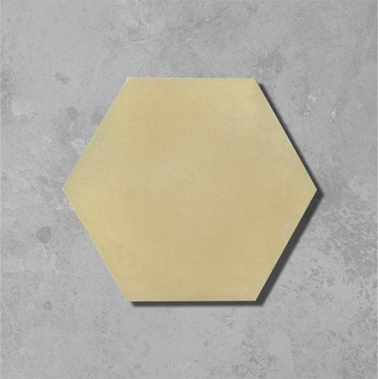 Bert and May - Sweet Yellow Hexagonal Tile, 23 x 20cm - Tiles & Stone To You